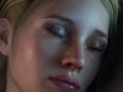 Tredimensionell, Stor stjärt, Stor kuk, Stora tuttar, Creampie, Gapande, Hardcore, Grov