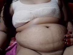 Mulher linda e grande, Comida, Xoxota