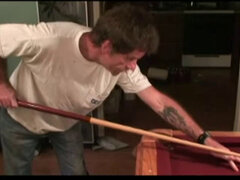 Troy Playing pool