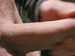 Young Cock Squirts a Lot of Cum Because of Women Moaning