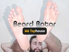 Smooth Pink Soles Jerk Session