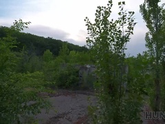 Schönheit, Braunhaarige, Hardcore, Hd, Im freien, Pov, Russisch, Titten