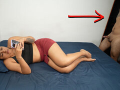 18 ans, Amateur, Couple, Tir de sperme, Fille latino, Adolescente