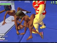 Tridimensionnel, Africain, Gros cul, Le plan cul à quatre, Groupe, Mature, Orgie, Maigrichonne