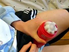 Masturbazione, Donna con pene