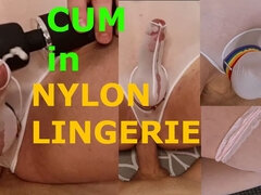 Anal, Män i kvinnokläder, Sperma shot, Dildo, Homosexuell, Nylon, Rider, Vibrator