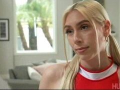 18 jaar, Grote mammen, Bruinharig, Pompom meid, Sperma shot, Sperma in gezicht, Hd, Tiener