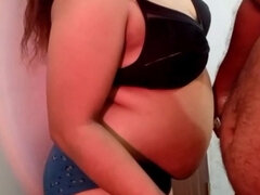 Amateur, Mamada, Doble penetracion, Casero, Ama de casa, Tetas naturales