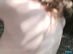 Amatør, Kukk suging, Tjekkisk, Europeisk, Utendørs, Synsvinkel, Offentlig, Realitet