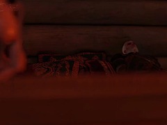 Tredimensionell, Stor kuk, Stora tuttar, Svart, Ebenholts, Tuttar