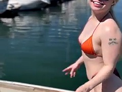 Blonde Babes Coco Lovelock And Haley Spades In San Diego