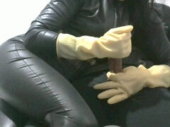 Gloves, handjob, smoking 120s