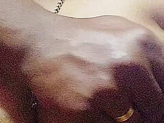 Rondelette, Doigter, Fait maison, Indienne, Maman, Mamelons, Nue