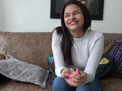 Latina Housewife Taking Foreign Jizz-Shotgun Deep For A Faux Job (Giant White)