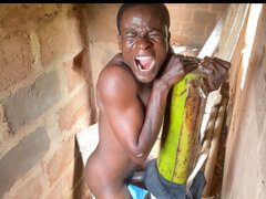 A Young Man Hiding on Uncomplicated Buildings Doing What He No About