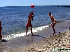 Strand, Hd, Orgie, Udendørs, Fest, Offentlig, Studerende, Teenager