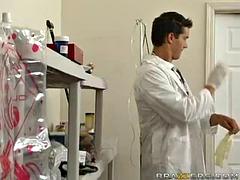 Asiatique, Gros seins, Sucer une bite, Léchez, Infirmière, Nénés