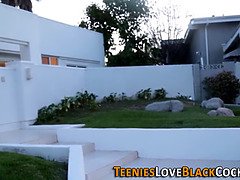 Afrikansk, Snopp, Ansiktsbehandling, Hardcore, Hd, Mellanrasig, Kök, Tonåring