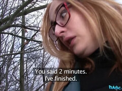 Public Agent - Tempting Student Humping In The Bushes 1