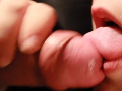 素人, フェラチオ, カップル, 口内発射, チン, 彼女, なめる, ハメ撮り