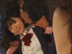 Seductive busty Japanese Maya Katsuragi perfroming an amazing cosplay porn video