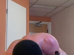 Amatööri, Isot tissit, Suihinotto, Ruskeahiuksinen, Tsekki, Eurooppalainen, Naamallinen, Rankka