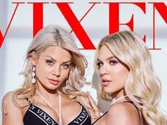 ベッドルーム, デカ尻, デカチン, デカパイ, ブロンド, フェラチオ, バック, 女 人男 人