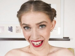 Slim and miniature teen Molly screwed by a large black dick