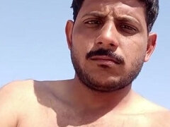 Handsome Man Enjoing His Body in Sunshine