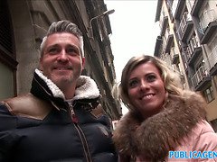 Haley Reed cheats on husband with a stranger for cash in public!