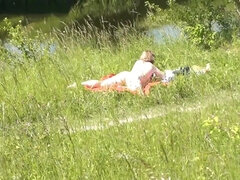 Amateur, Culo, Rubia, Desnudo, Nudista, Al aire libre, Coño, Ruso