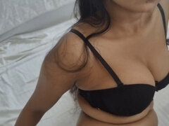 Passionate Tamil Indian couple enjoys their honeymoon in a cozy motel