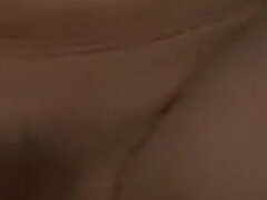 Red hair girl outside pussy fucking in dogging position, anal penetrated