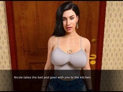 Interactive adult visual novel featuring hot blondes and busty brunettes