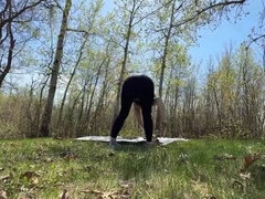 Amatorka, Złapany, Para, Mamuśka, Naturalny, Naturalne cycki, Na wolnym powietrzu, Publiczny