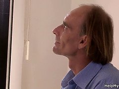 Cuckold, České, Manžel, Výprask, Přírodní prsa, Ječení, Teenka, Manželka