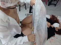 Amatőr, Orvos, Hd, Latin lány, Álarc, Portugál, Nuni, Spanyol