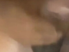 Swinging Stroking My Huge Black Dick Squirting