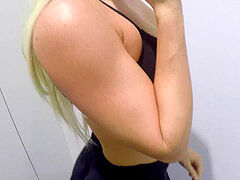 Creampie, Utomhus, Offentlig, Upskirt