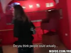 Braunhaarige, Tschechisch, Hundestellung, Behaart, Hd, Natürlich, Öffentlich, Jungendliche (18+)