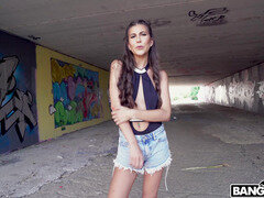 Brunette, Utendørs, Softcore, Tenåring