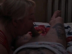 Amateur, Belle grosse femme bgf, Sucer une bite, Couple, Tir de sperme, Mature