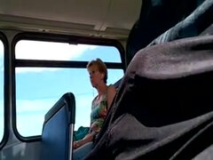 Bulge watching mature lady