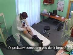 항문핥기, 닥터, 도기스타일, 핑거링, 사무실, 보지, 유니폼, 관음증이 있는 사람