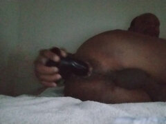 Africain, Amateur, Anal, Noire, Tir de sperme, Masturbation, Solo, Vibromasseur