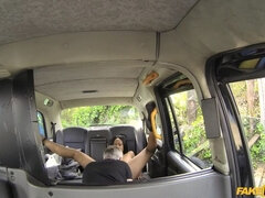 Naked woman in London taxi swallows drivers spunk