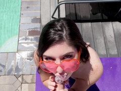 Smoking hot babe Keira Croft gets her pussy fucked raw