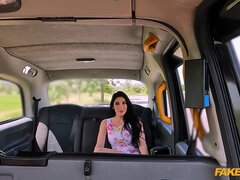 Tall Slim French Sex Coach With Big Tits Shows The Driver A Good Time With Handjob Cum - Clea Gaultier