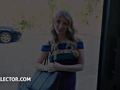 Fucking your sexy girlfriend Ella Reese in a horny seduction scene