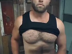 イく瞬間, ゲイ, オナニー, 筋肉, オイル, シャワー, 一人, ウェブカメラ